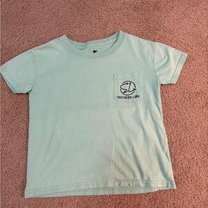 Southern Lure Kids Short Sleeve Pocket Tee in Mint